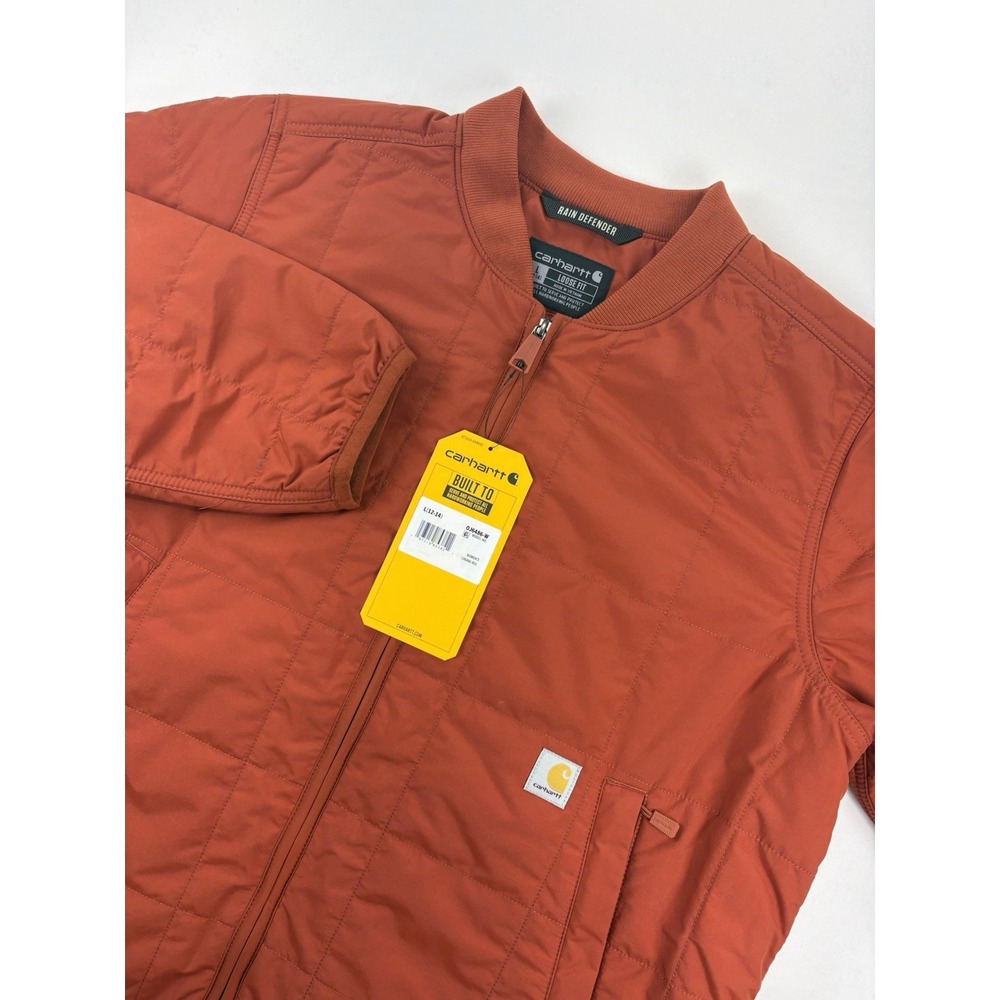 NWT Carhartt Rain Defender® Loose Fit Lightweight Insulated Jacket Women's L.